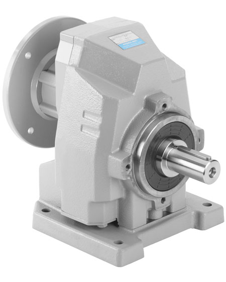 gearmotor helical gearmotored motor inline shaft speed reducer R series