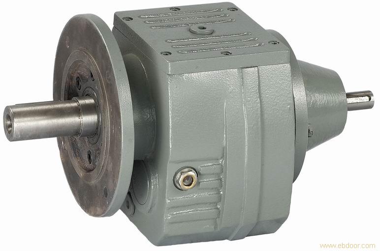 gearmotor helical gearmotored motor inline shaft speed reducer R series