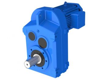 F Series Parallel Shaft Helical Gearmotor GF47-Y1.5-4P-21.82-M6-90°