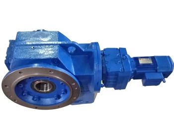 B5 flange-mounted with hollow shaft Industrial Gear motor GKAF167R107-Y18.5-4P-178-M1-180°