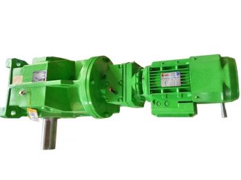 4 KW Guomao brand gear reducer GK167R97-Y4-4P-744-M3-0°
