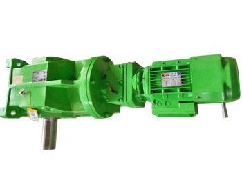 2.2 KW Guomao brand gear reducer GK187R97-Y2.2-4P-2488-M1-270°