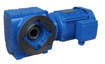 Right Angle Helical worm gear units Motor rducer GSAF100R77-Y0.75-4P-2208-M2-270°