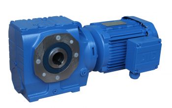 Right Angle Helical worm gear units Motor rducer GSH57-Y1.1-4P-10.8-M6-180°