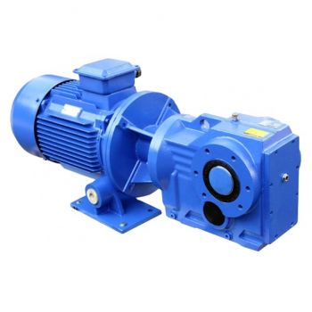 Right Angle Helical worm gear units Motor rducer GSHT100R77-Y0.55-4P-1769-M2-270°