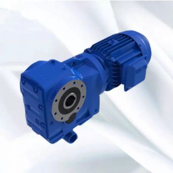 Right Angle Helical worm gear units Motor rducer GSHZ37-Y0.25-4P-51.3-M3-270°