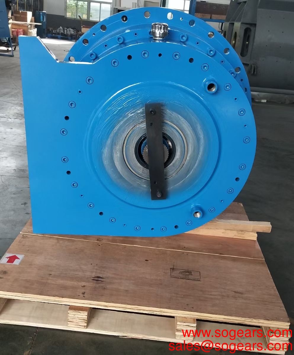 Helical gearbox precision planetary gear reducer with nema 23 servo motor