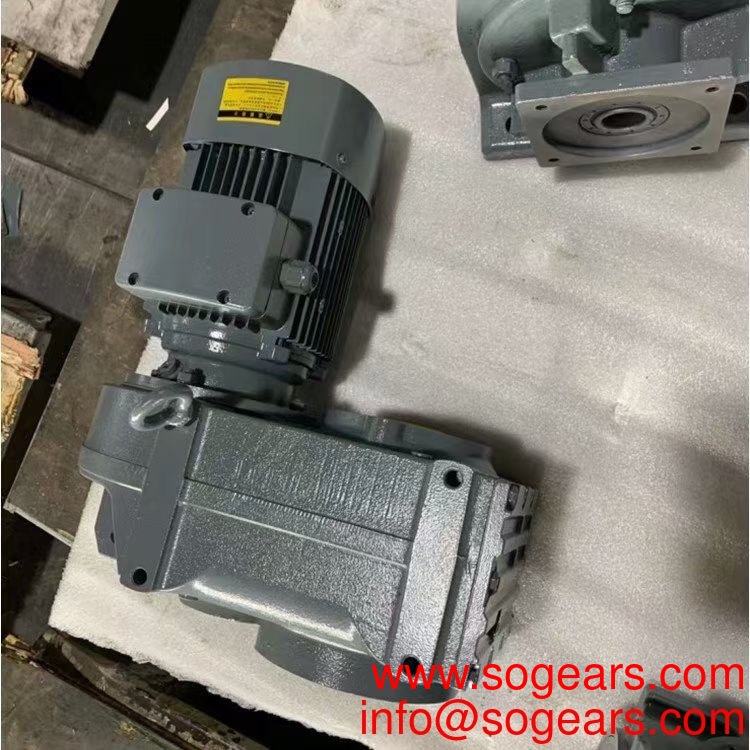 ZQA65 Series Helical Bevel Geared Motor Reducing Gear Box Rust-Proof Treatment Reducer helical hypoid motor gearbox